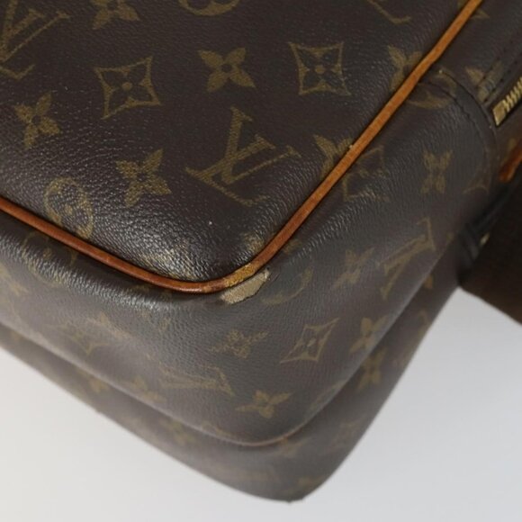 Authentic LOUIS VUITTON Monogram Reporter GM Shoulder Bag M45252 LV - Picture 15 of 16